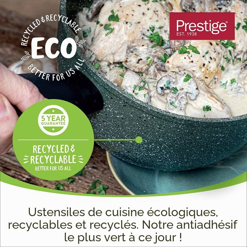 PRESTIGE Batterie de cuisine écologique, 4 pièces (M.O) - Vert