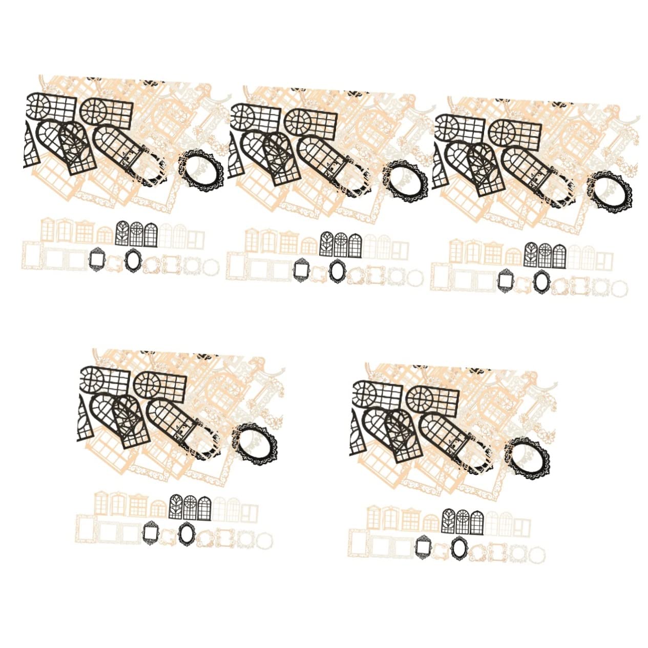 Journal esthétique en papier matériau creux rétro pour loisirs créatifs DIY