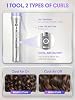 SHEGLAM 32 mm One Touch Automatic Curling Iron with Cold Air Long-Lasting Curls for Bounce Wavy Styles Low Risk of Burning Quick Heating for Medium to Long Hair (32 mm)