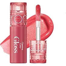 rom&nd Glasting Color Gloss Mini | S17 Omija Tteok | 0.07oz | Mini Lip Gloss | Glassy High Shine | Plumping Tinted Lip Oil, Compact Size, Non Sticky | S17 Omija Tteok