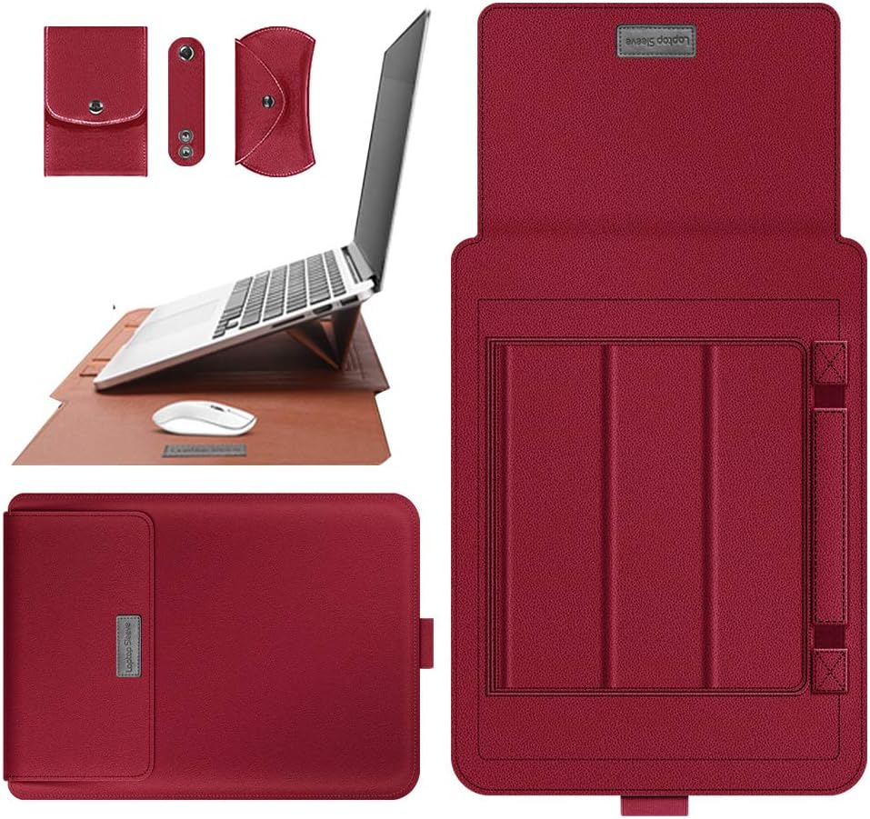 13-14 Inch Laptop Sleeve Integrate with Adjustable Stand & Mouse Pad
