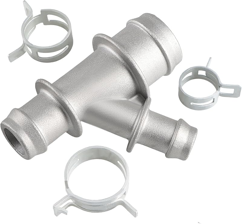 Conector de junção da mangueira do radiador e aquecedor FUSCH em alumínio – 1 unidade