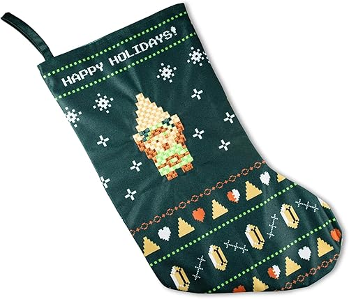 Miniatura 2 de Legend of Zelda - Calcetines navideños bordados retro