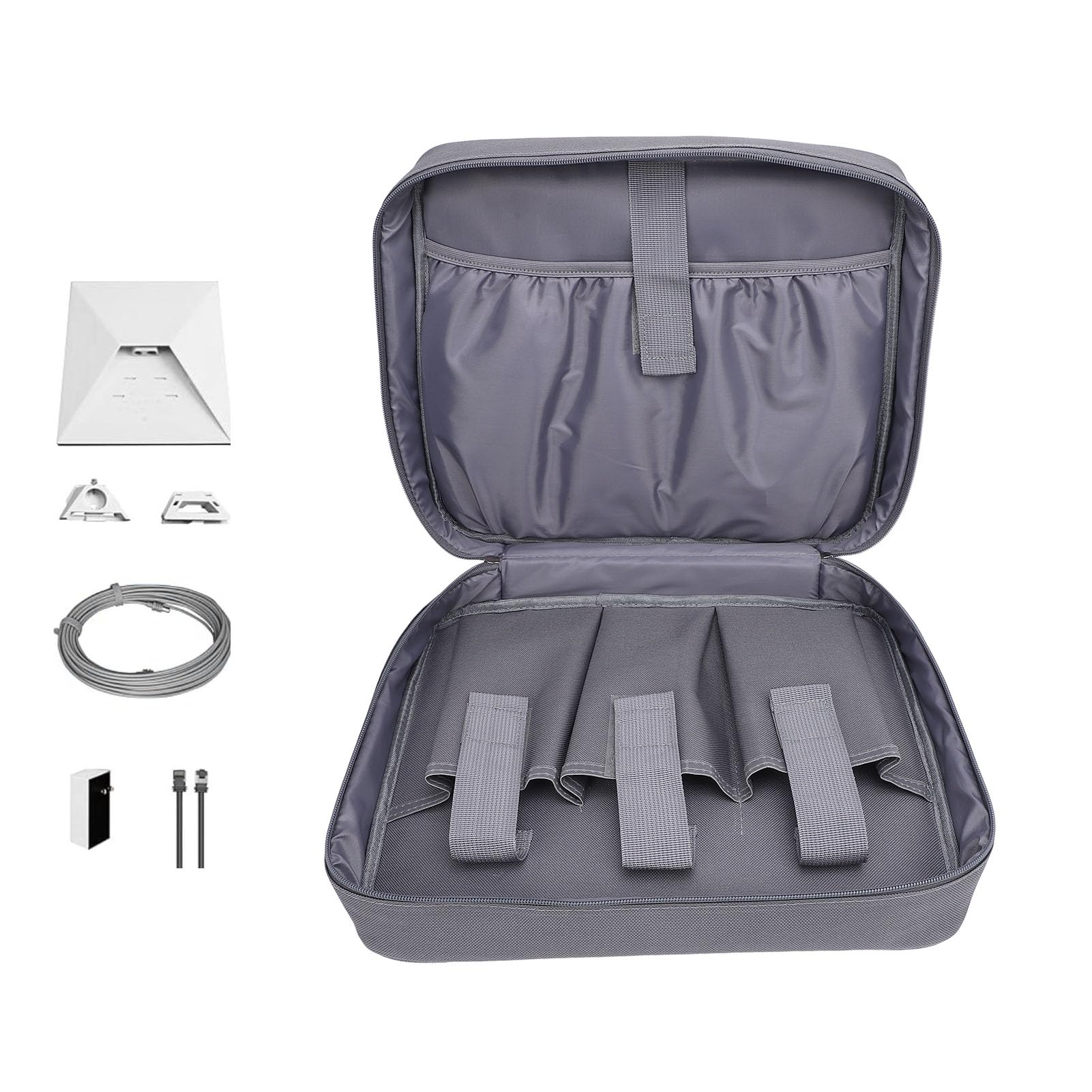 Mini Case, Mini Caperizos Al Aire Libre, Bolsa de Almacenamiento de Platos Satelitales, Bolso de Accesorios de Portátiles para Al Aire Libre, Campamento