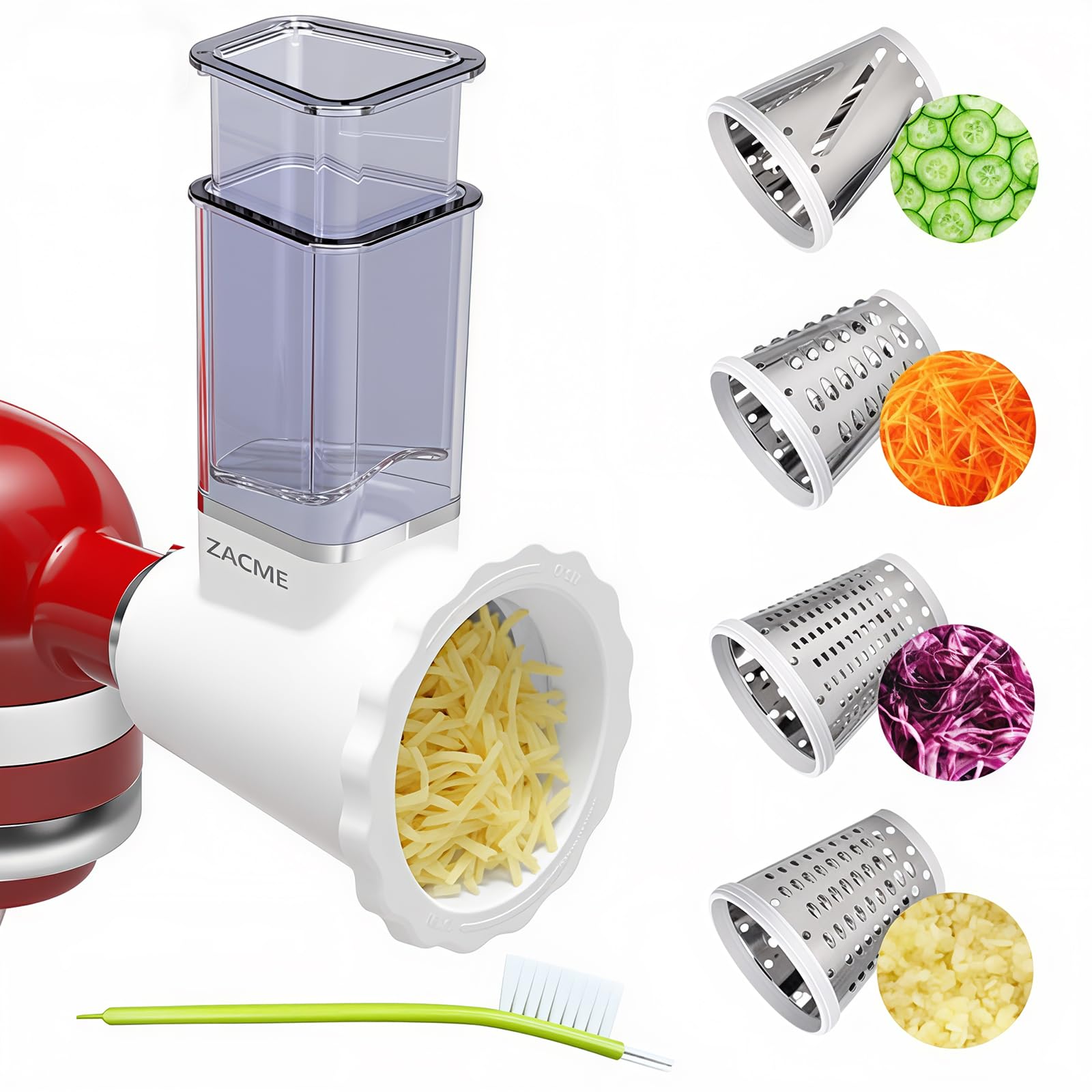 Amazon | KitchenAidスタンドミキサー用シュレッダーチーズグレーター