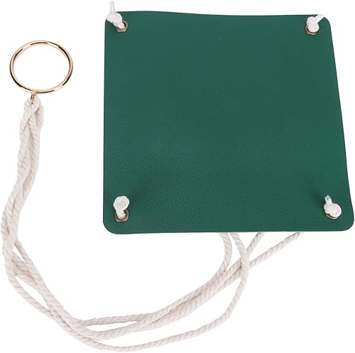 Colgador de plantas de piel sintética con base cuadrada de cuerda de algodón para suculentas, soporte colgante para decoración de jardín, macetas