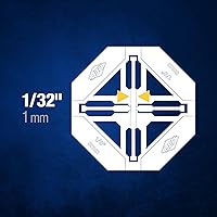 Vista 6 de QEP 10451 Espaciadores exteriores de 1/8" para baldosas y adoquines (20 pc/bolsa)