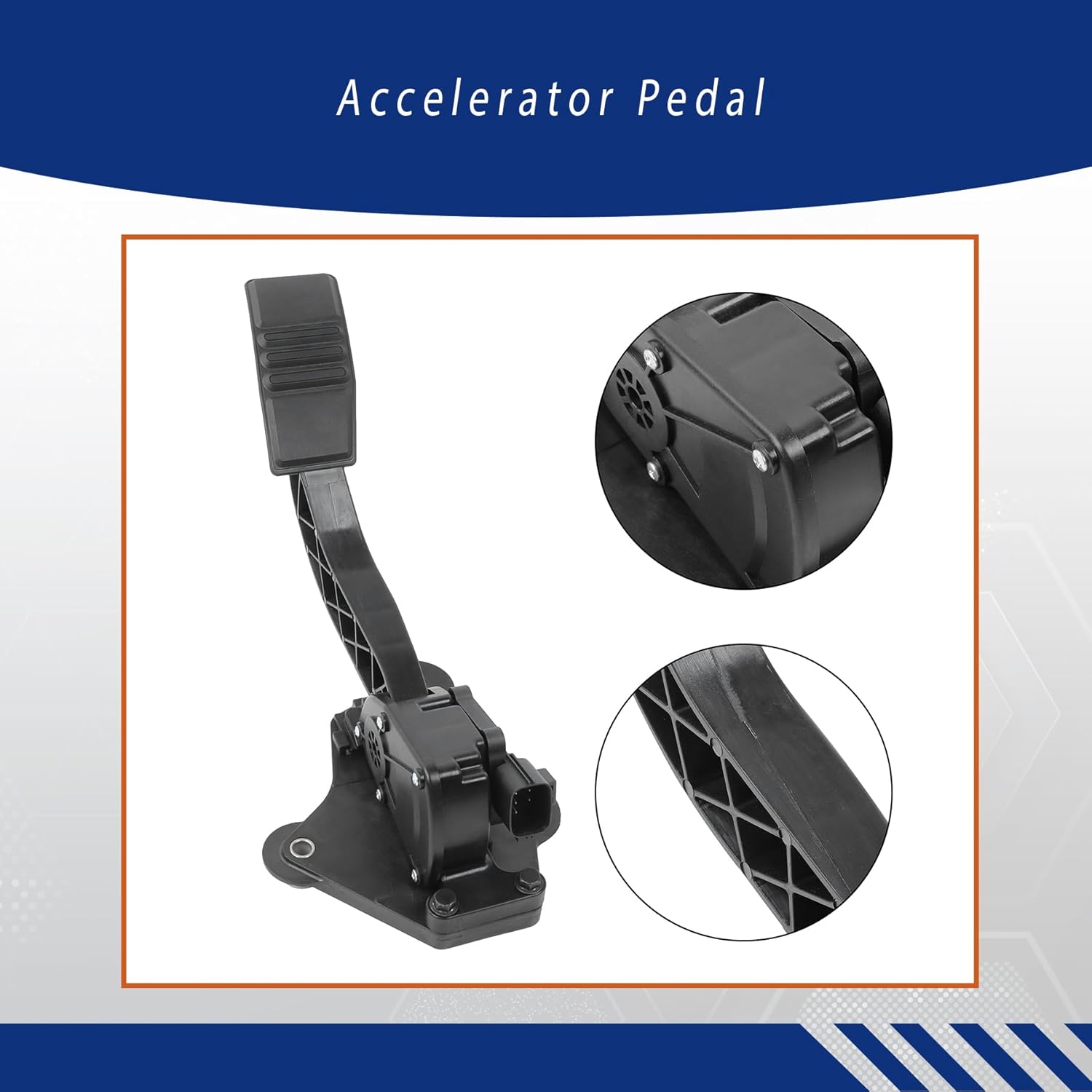 GXYWADY Accelerator Pedal Sensor Replacement for Mustang 2005-2010 Replacement for APS264 4R3Z9F836BA 4R3Z9F836BD