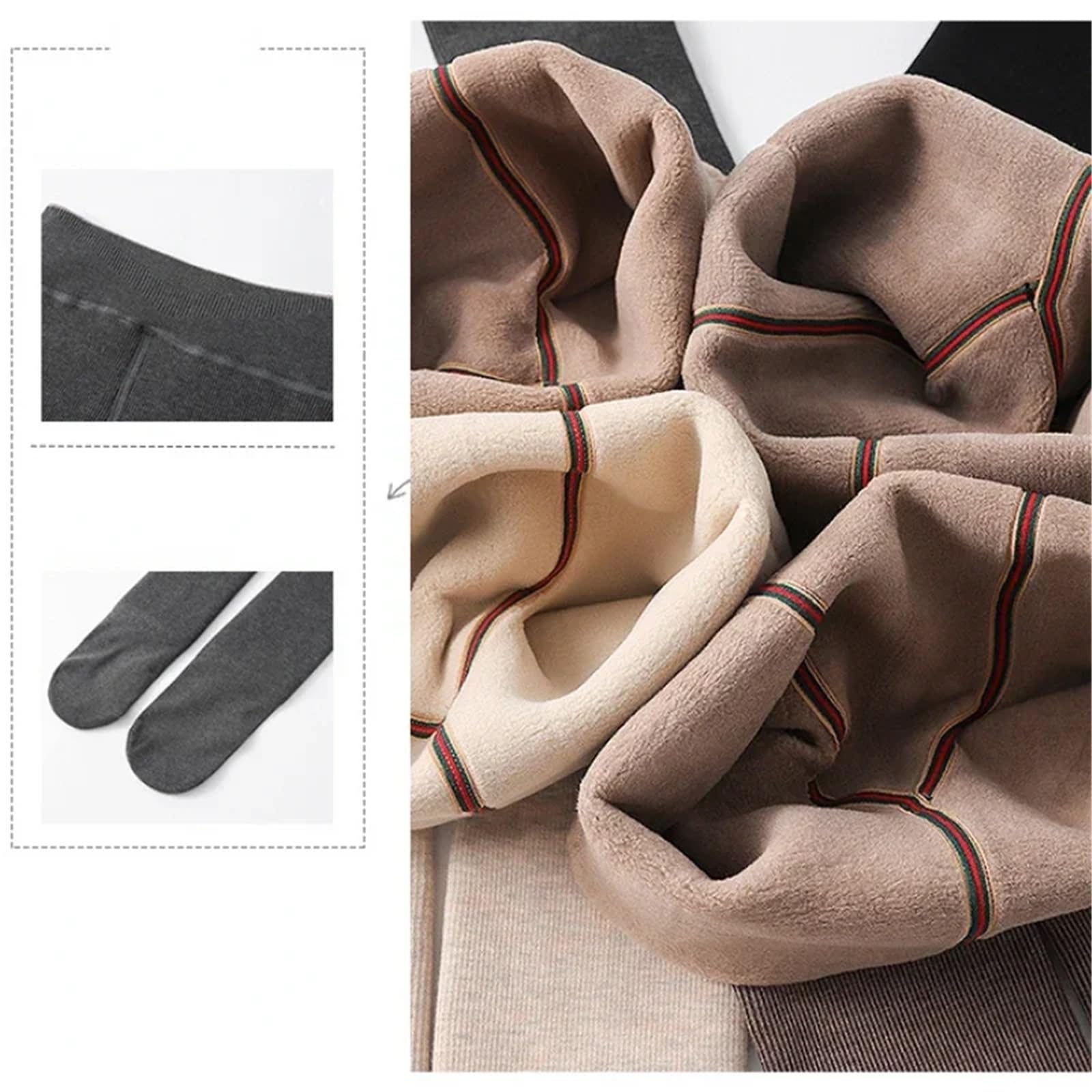 Collant invernali for bambine e ragazze in velluto – Leggings for bambini in cotone e poliestere addensato | Neve calda Mantieni i collant caldi