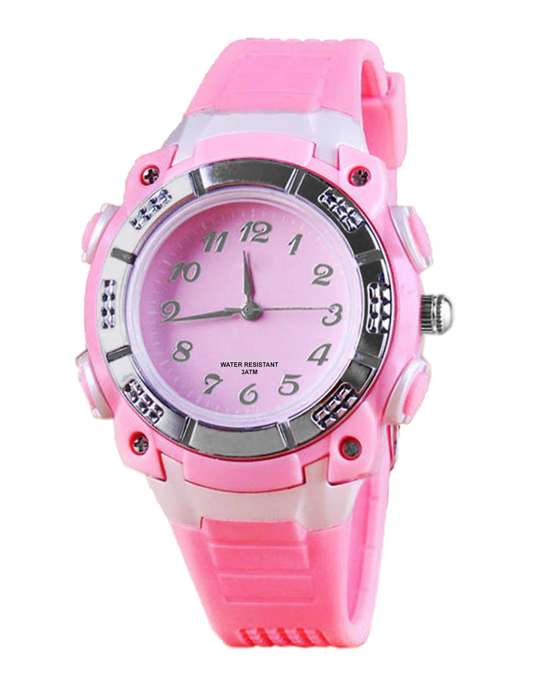 Time Up Analog Dial Colorful Quartz Waterproof Kids Watch for Boys & Girls-AQEZ17 (Pink) (B08WHXMKWH) Amazon Price History, Amazon Price Tracker