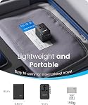LENCENT 28W Universal Travel Adapter Kit, International Adaptor with 3 USB C 2 USB A, Worldwide Charger for Europe UK Maldives Sri Lanka India Nepal Ghana Zimbabwe Tanzania Nigeria (Type D/G/C/I/A)