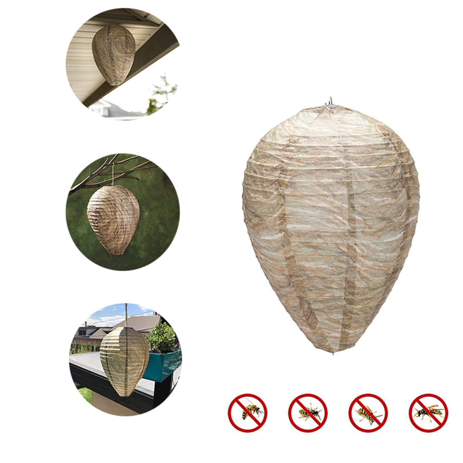 Nido Finto Anti Vespe - Set 2 Pezzi Repellente Naturale - Foto 11