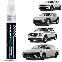 Car Touch Up PaintAtlas White/Lunar WhiteSAW for Hyundai, Car Paint Scratch Repair Kit, Quick & Easy Solution to Repair, 2 in 1 Scratch Remover Pen with Color-Matched