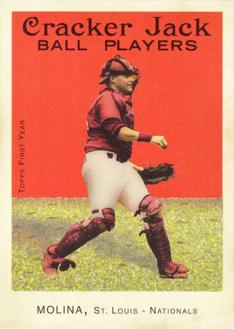 2004 Topps Cracker Jack Baseball #204 Yadier Molina Rookie Card