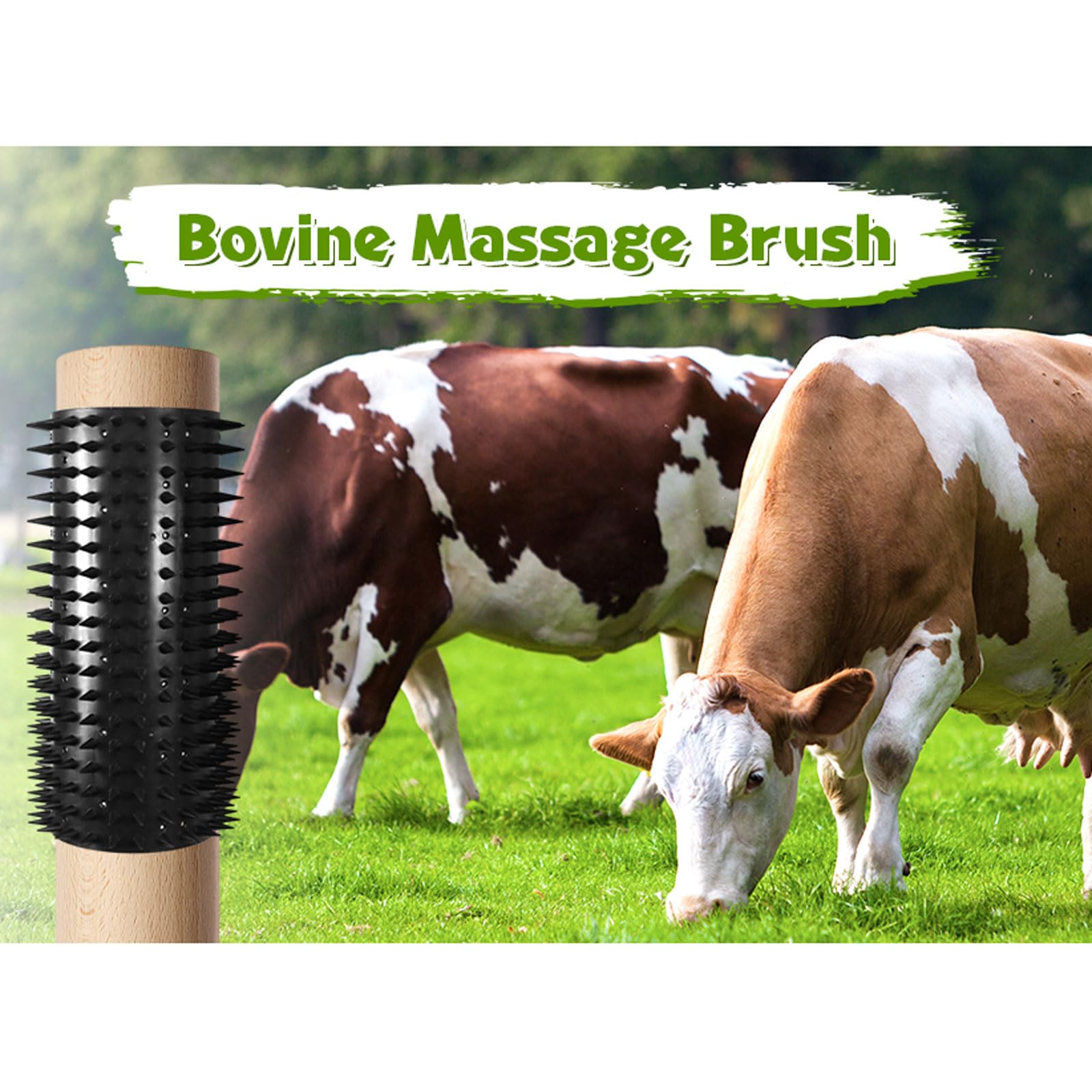 spazzola per mucche,Spazzola per grattare il cavallo per bovini,Allevia Il Prurito Alla Schiena ,Mantenere Pulizia,rimuovere parassiti ,resistente all'usura,ideale per,mucche,capre e altro