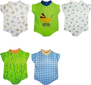 Xunwa 14-15 Inch Baby Doll Clothes for Alive Boy Baby Dolls,Include Doll Clothing Outfits for Newborn Reborn Dolls