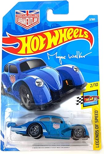 Hot Wheels 2018 50 Aniversario Legends of Speed Volkswagen Kafer Racer 2/365, Azul