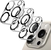 Vista 10 de JETech Protector de lente de cámara para iPhone 17 de 6.3 pulgadas, vidrio templado 9H, antiarañazos, compatible con fundas, no afecta las tomas