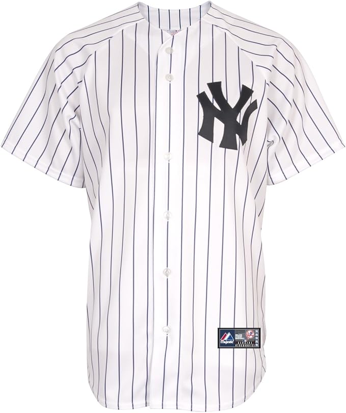 MLB New York Yankees Home réplica de la camiseta, color blanco - 6700-YANH-NK-RJH, Blanco