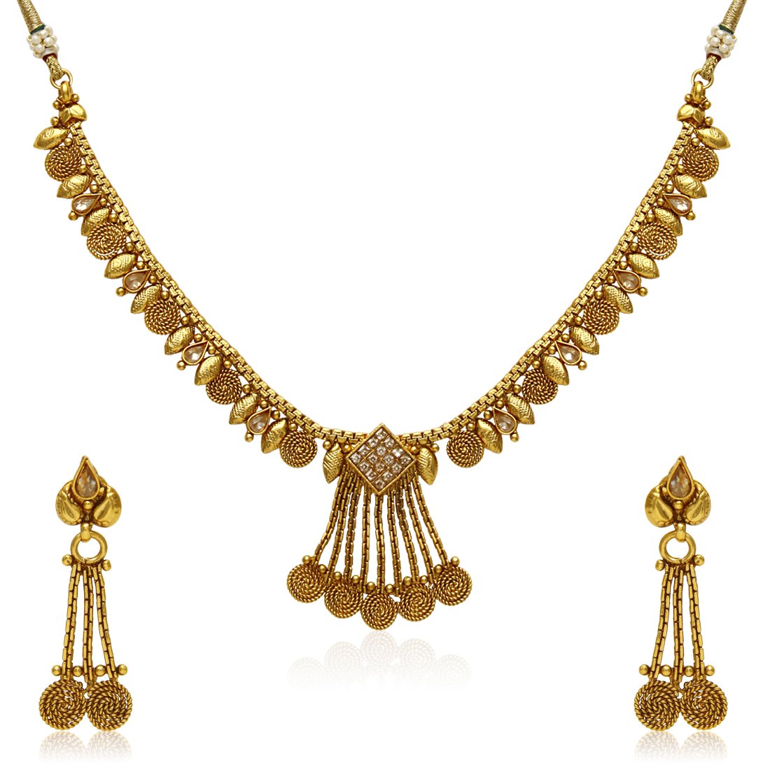 See full amazon price history chart for Jewels Galaxy Copper Traditional Necklace Set (JG-NC-419) Jewels Galaxy Copper Traditional Necklace Set (JG-NC-419) (B01H580680) Amazon Price History, Amazon Price Tracker