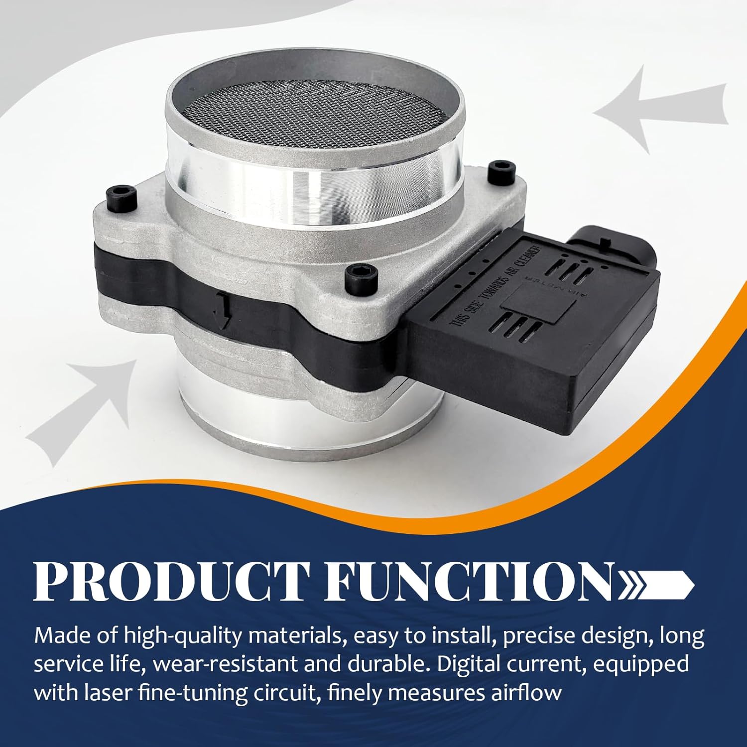 Mass Air Flow Sensor MAF Sensor 86-8308 AF10044 Compatible with Cadillac Escalade 99-00, Corvette 94-00, Chevy C1500 96-99, Tahoe96-00, GMC C1500 96-99, Yukon 96-00, Pontiac Firebird 93-02