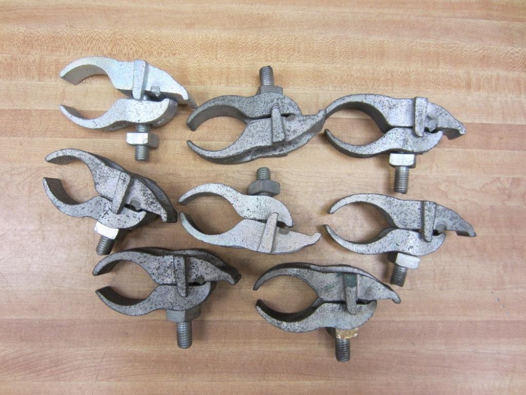 Steel City PC-2 PC2 2" Parallel Clamps Beam Bag of 8