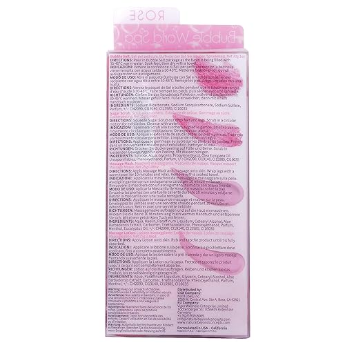 Miniatura 171 de Kit de pedicura para pies remojados: sal de burbujas, exfoliante de azúcar, máscara de masaje, loción de masaje en una caja, kit de spa de 4 pasos