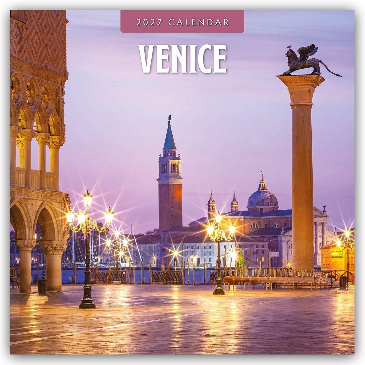 Venice 2027 Square Wall Calendar: Original Red Robin Publishing Ltd-Kalender [Mehrsprachig] [Kalender]