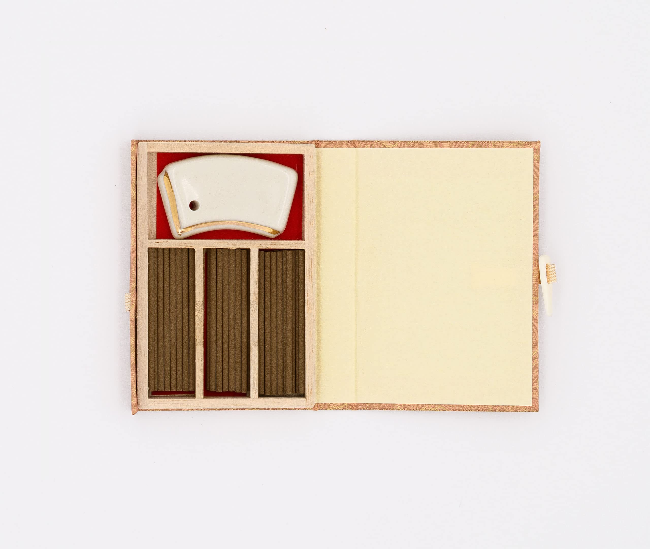 Nippon Kodo Kyara Taikan Luxus Japanischer Aloeswood -Weihrauchstangen & Halter -Set