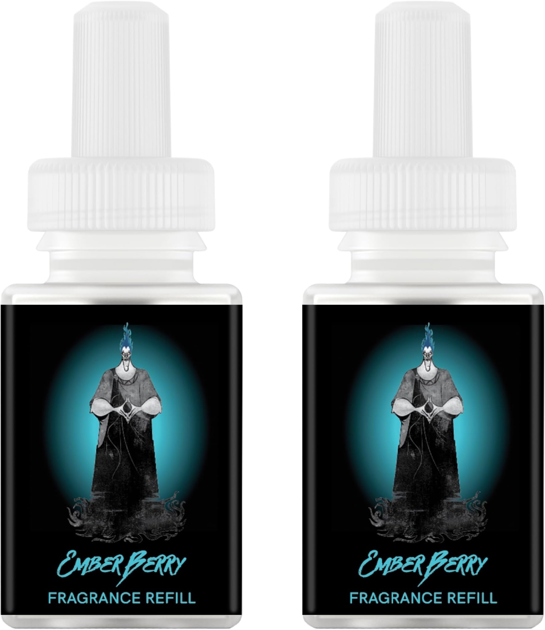 Pura& Disney Villains Home Scent Refill - Smart Home Air Diffuser Fragrance - Up to 120-Hours of Premium Fragrance per Refill - Clean & Safe Diffuser Fragrance - 2 Pack, Hades Ember Berry