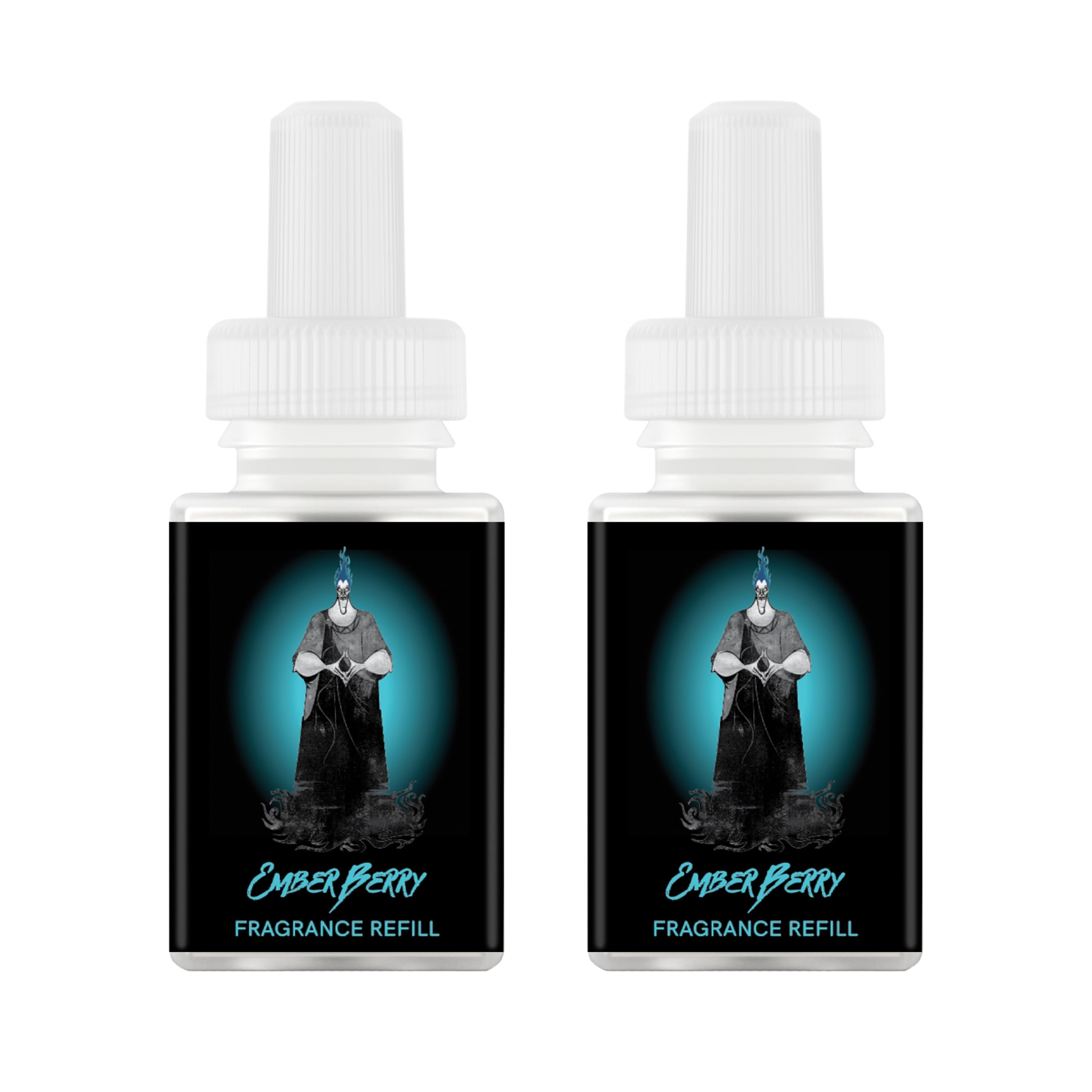 Pura& Disney Villains Home Scent Refill - Smart Home Air Diffuser Fragrance - Up to 120-Hours of Premium Fragrance per Refill - Clean & Safe Diffuser Fragrance - 2 Pack, Hades Ember Berry