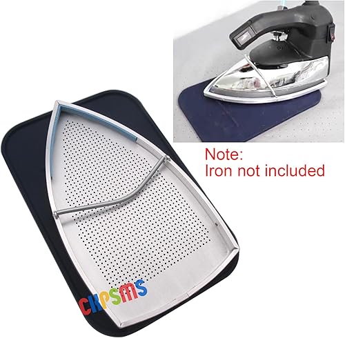 Miniatura 2 de CKPSMS Marca -1SET Plancha de planchar y soporte de hierro de silicona compatible conreemplazo para plancha de vapor eléctrica Silver Star Brand