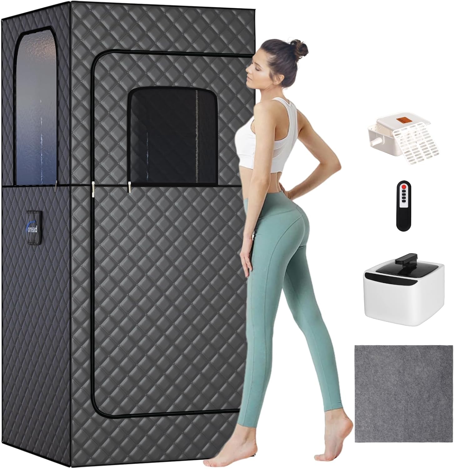 Amazon.com : TOREAD 2024 Portable Steam Sauna for Home,Personal Sauna ...