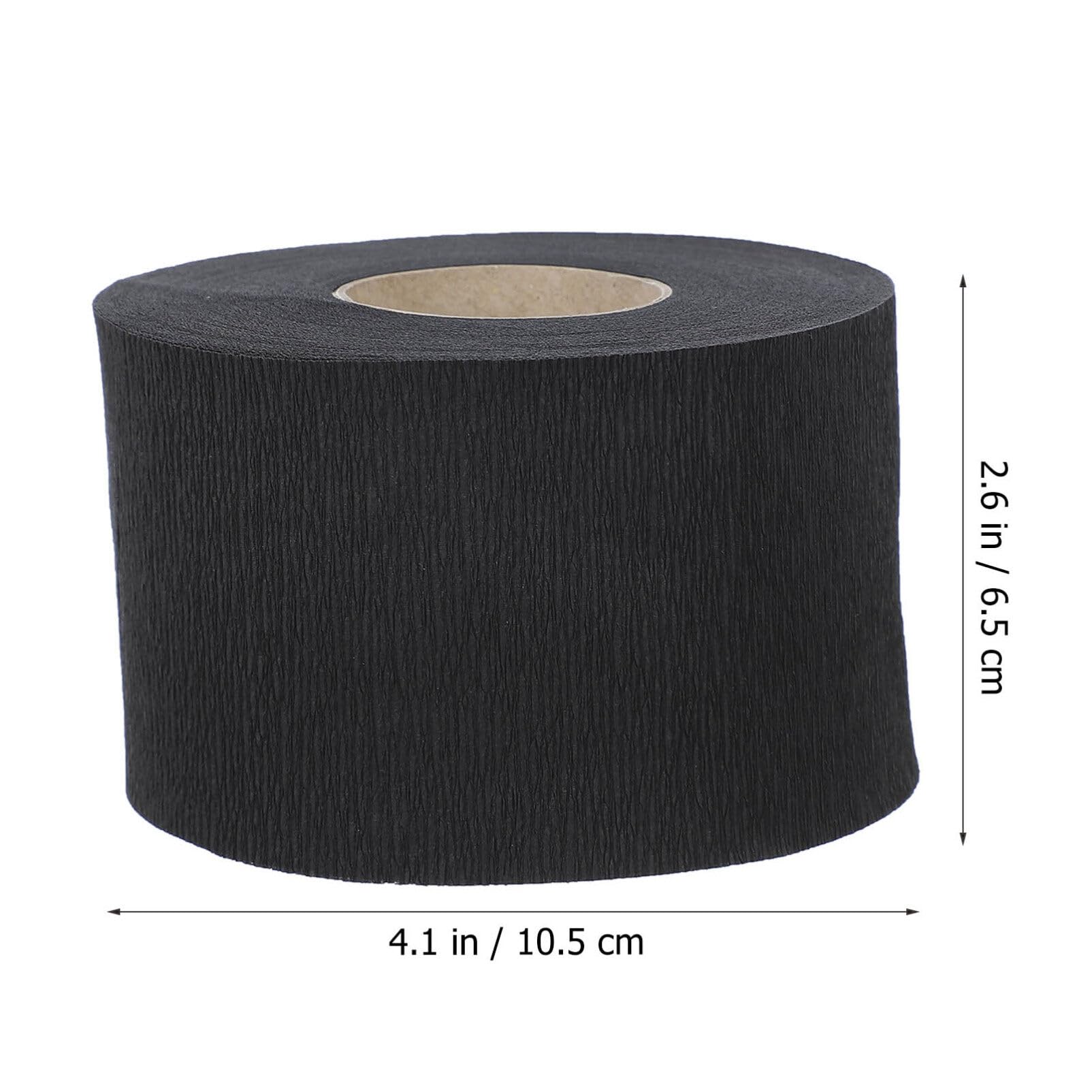 minkissy 4 Rolls Disposable Barber Neck Strips Barber Neck Paper Disposable Barber Paper Neck Strips for Hair Cutting & Stylist