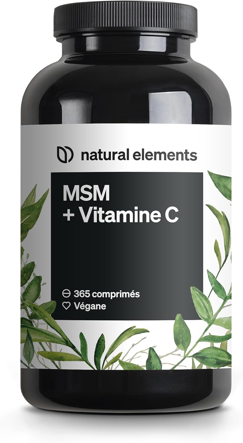 MSM 2000mg + Natural Vitamin C – 365 Tablets Instead of Capsules – Methylsulfonylmethane – High Dosed, Vegan – Laboratory Tested in Germany MSM 2000mg + Natural Vitamin C – 365 Tablets Instead of Capsules – Methylsulfonylmethane – High Dosed, Vegan – Laboratory Tested in Germany