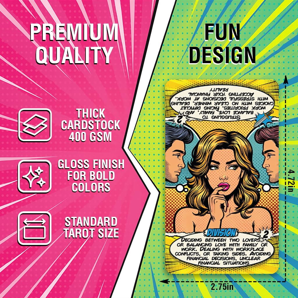 Amazon.co.jp: ポップアート タロットカード 78枚 – カードに意味が