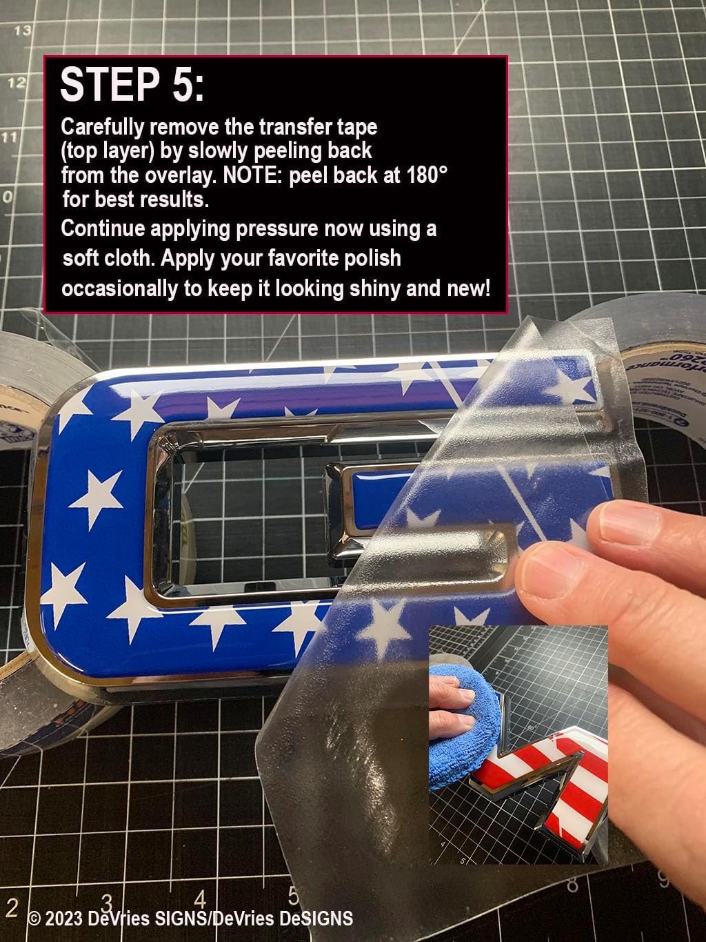 Generic Compatible with 2007-2024 GMC SIERRA only!! Pre-cut (domed) 3M emblem overlays: Gloss Black (2019-2024 1500 FRONT)