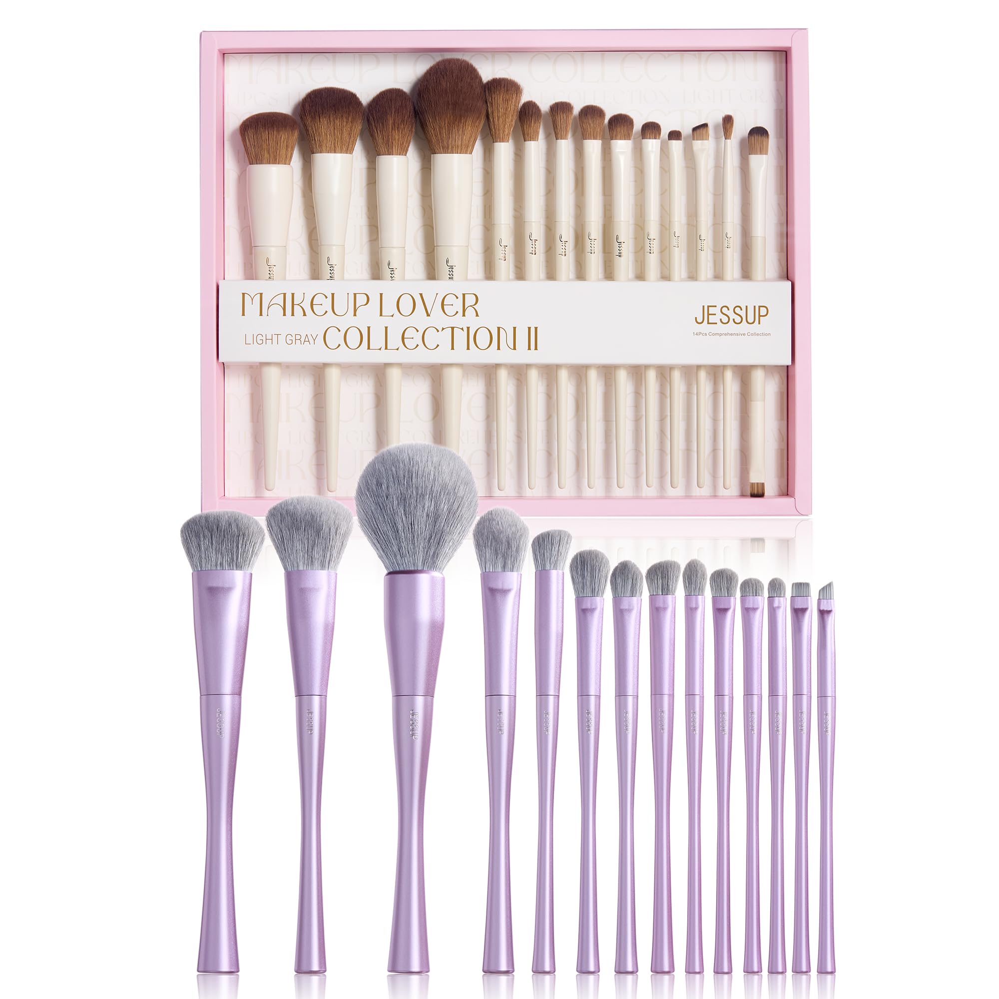 Amazon.com: Jessup Makeup Brushes 14Pcs with Gift Box T329-G