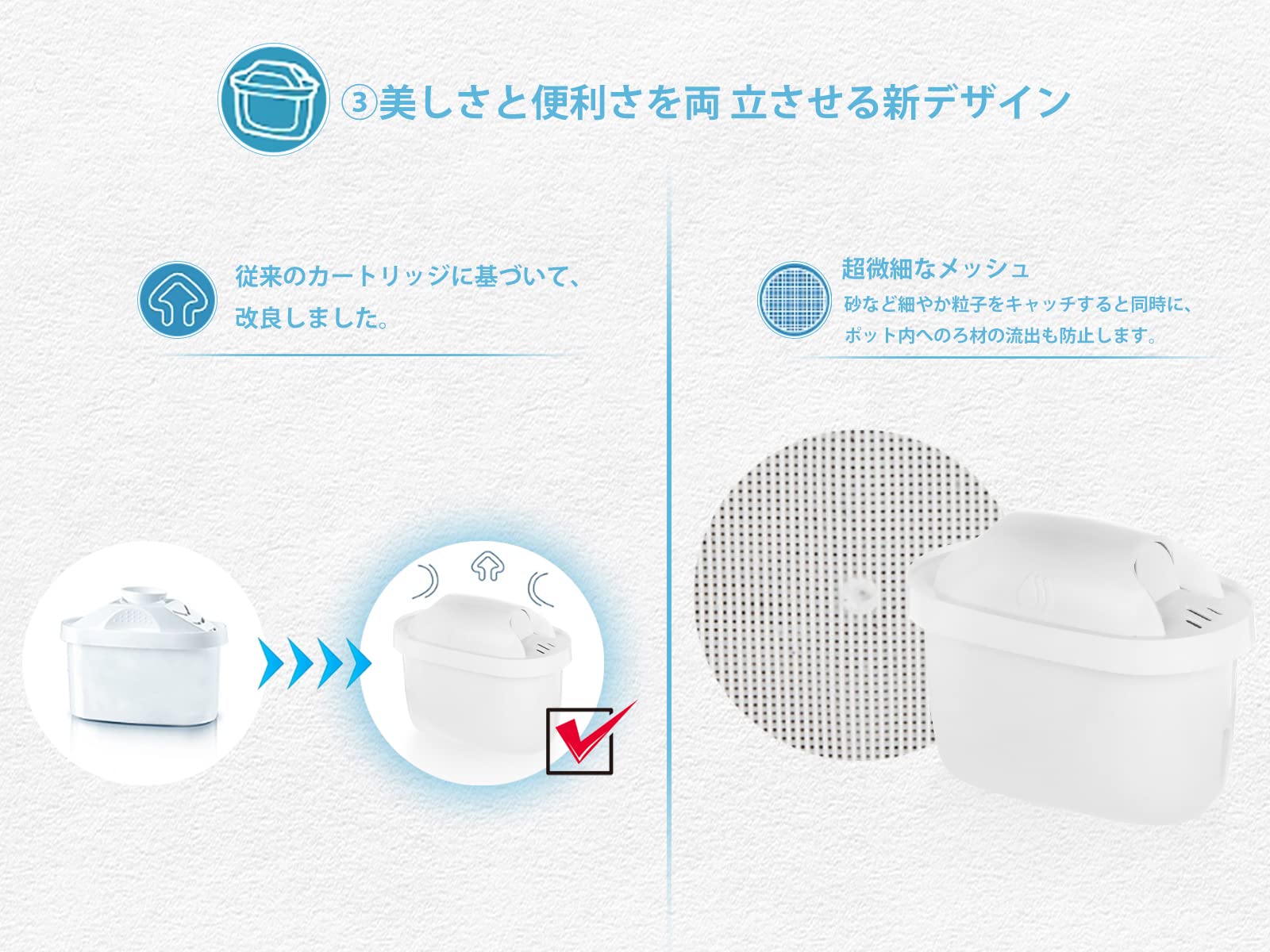 Amazon | 互換用 カートリッジ 対応 浄水器カートリッジ 交換用