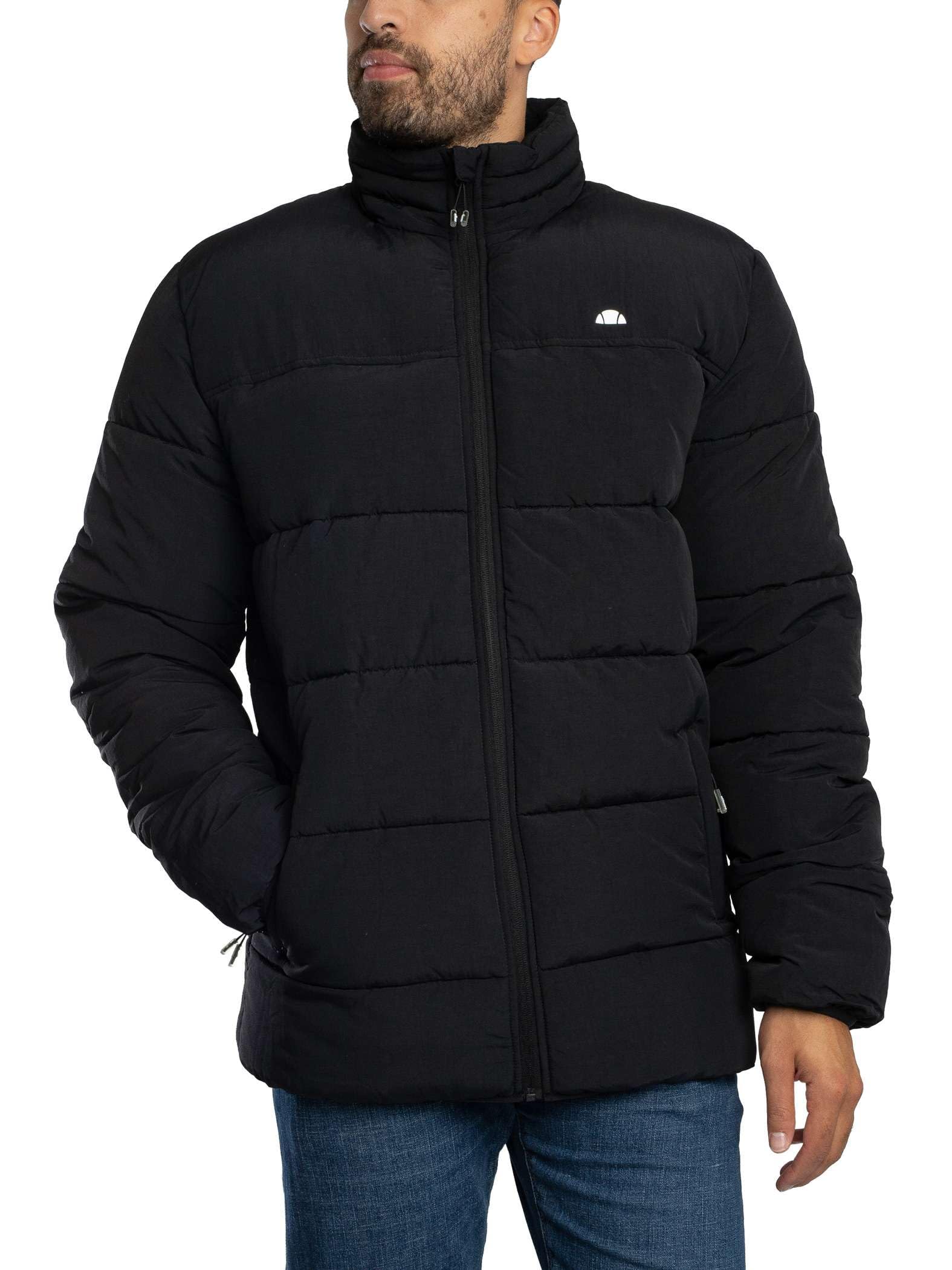 Ellesse Mens Nebulus Puffer Jacket Heavyweight Black M