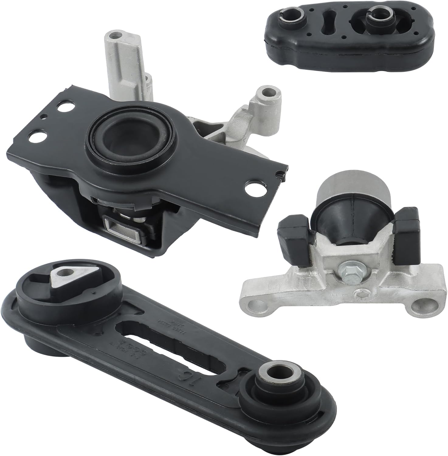 Engine Motor and Transmission Mount Replacement for Sentra 2.0L Auto 2007 2008 2009 2010 2011 Replacement for A4348HY A4318 A4345 A4346