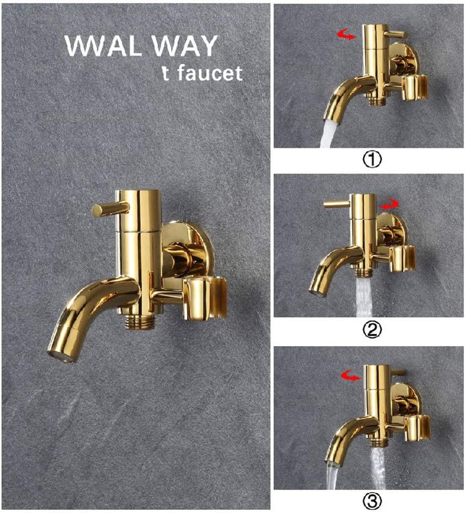 Toilet Hand Held Bidet Sprayer Titianium Shiny Gold Solid Brass Faucet Stainless Steel Sprayer Douche Kit Shower Shower Bidet