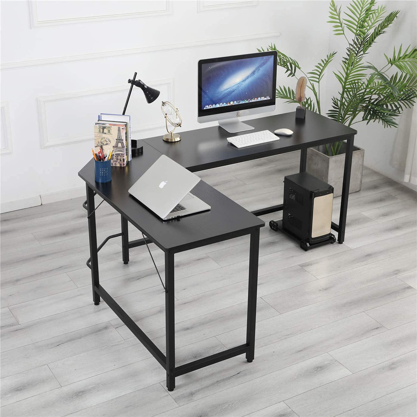 Buy ASTARTH LShaped Computer Office Desk, 66" Corner Gaming Desk with