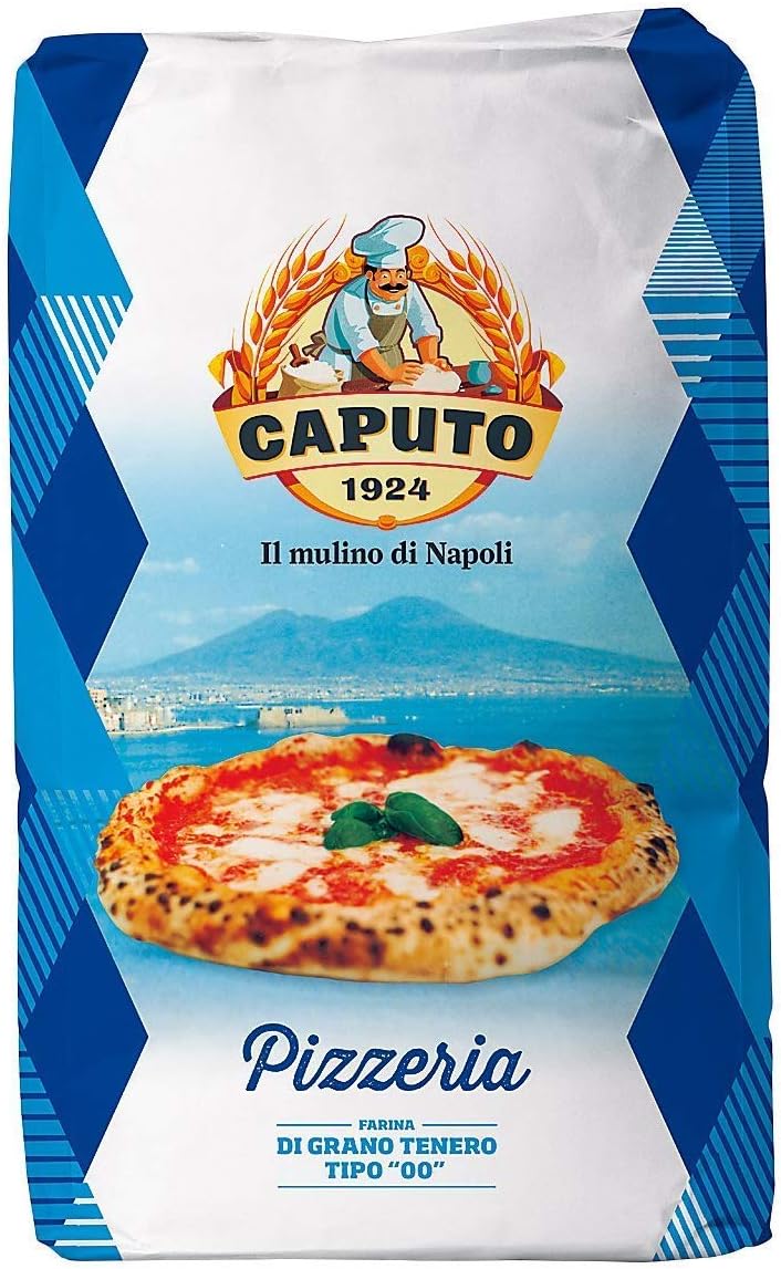 Antimo Caputo Pizzeria Flour 55 LB Blue Bulk Bag - Italian Double Zero 00 - All Natural Wheat for Authentic Pizza Dough, Bread, & Pasta