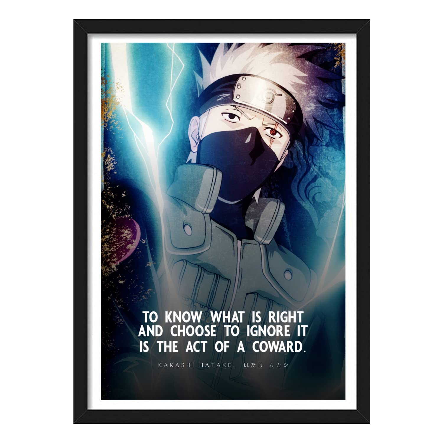 Naruto Shippuden Framed Poster - Minato Namikaze Art -15