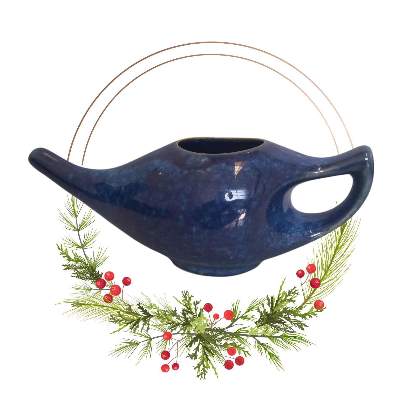 2activelife Ceramic Neti Pot for Sinus, Jal Neti pots for Nasal Cleansing, Nose congestion and Passages Jala kriya (Elegant Violet) (B0CP3H6Q91) Amazon Price History, Amazon Price Tracker