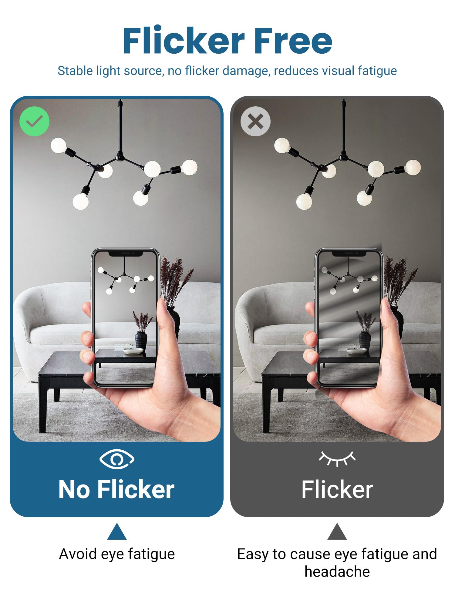 TJOY G25 LED Globe Light Bulbs Vanity Light Bulb for Bathroom 40W Equivalent 5000K Daylight White E26 Base — view 4