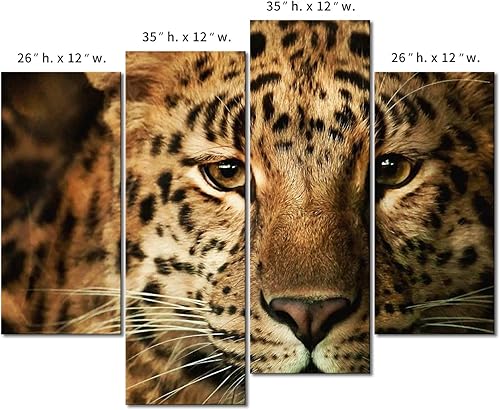 Miniatura 7 de Arte de pared de leopardo, pintura de guepardo, imágenes impresas en lienzo animal, la imagen para decoración moderna del hogar