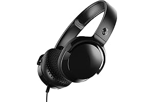 Skullcandy Riff Wired On-Ear Headphones with Microphone for Bluetooth Devices