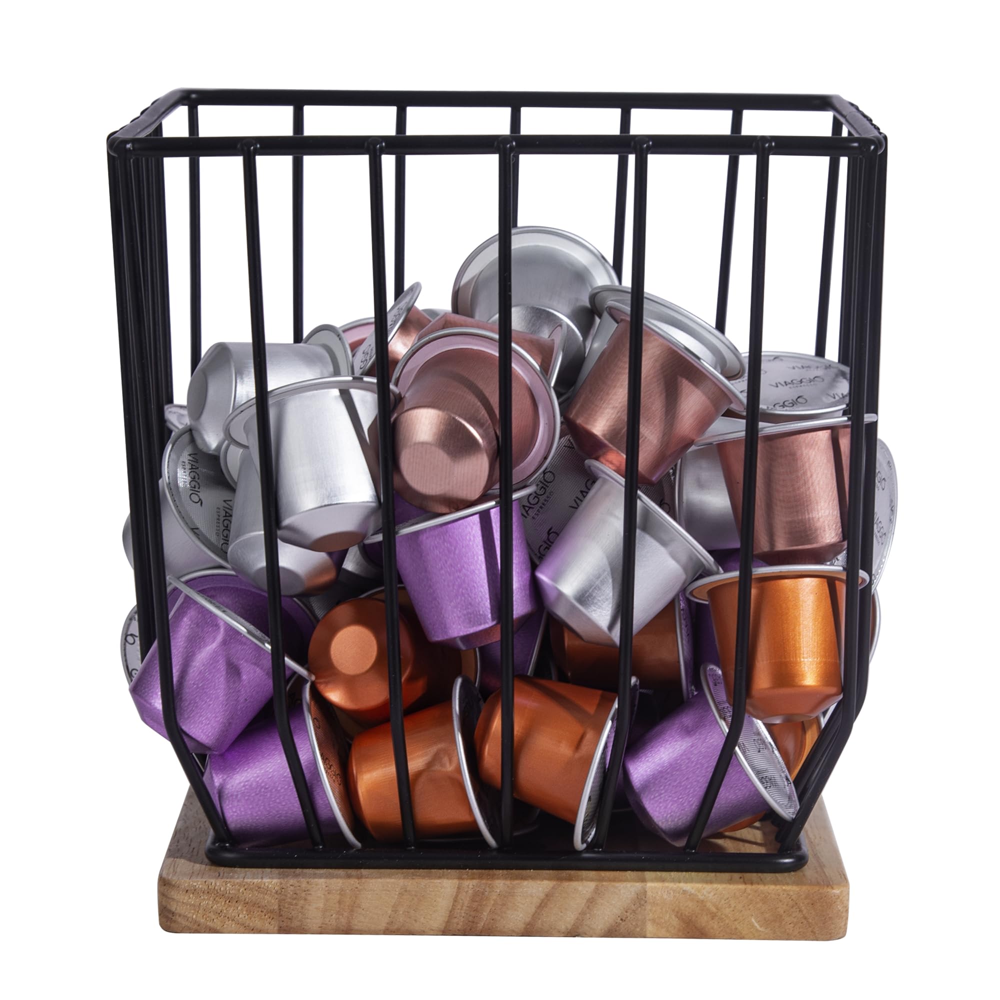 Coffee Pod Holder,Large Capacity K Cup Holder,K Cup Organizer For Kitchen Countertopcoffee Bar Accessoriespod Holder For Keuring Espresso Capsule Coffee Creamer Cljr4149
